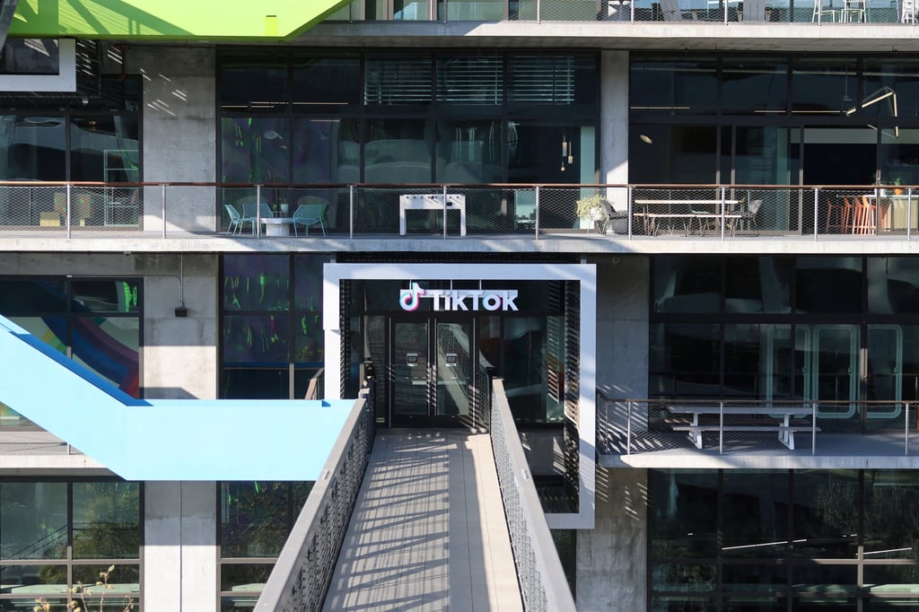 US headquarters of TikTok in Culver City, California. Photo: Reuters