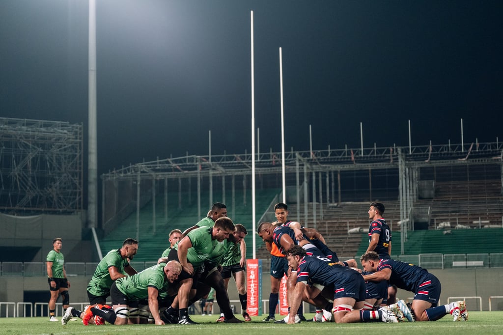 The power of Hong Kong’s scrum is likely to be a factor against Sri Lanka. Photo: HKCR The power of Hong Kong’s scrum is likely to be a factor against Sri Lanka. Photo: HKCR