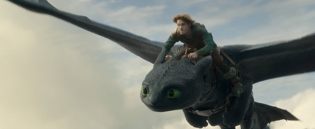 Hiccup, portrayed by Mason Thames, riding Toothless in the new live-action version of How to Train Your Dragon. Photo: Universal Pictures/TNS