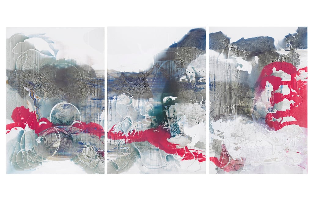 Then (Triptych) is one of Jessica Zoob’s larger artworks. Photo: courtesy Jessica Zoob Then (Triptych) is one of Jessica Zoob’s larger artworks. Photo: courtesy Jessica Zoob