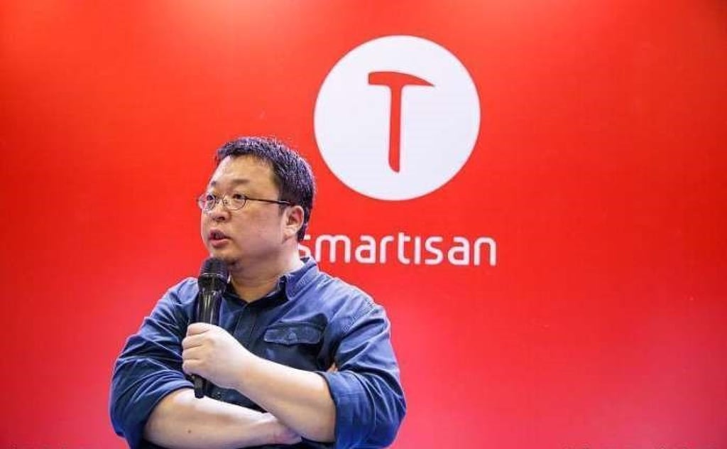 Luo Yonghao became well known in China for his big boasts as CEO of his smartphone start-up Smartisan. Photo: Sohu.com