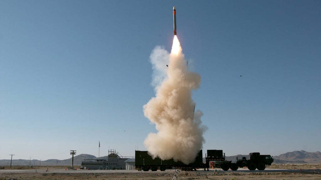 The stationing of the US-made Medium Range Capability (MRC) missile system, or Typhon, in the Philippines has triggered objections from China. Handout via US Army/RCCTO The stationing of the US-made Medium Range Capability (MRC) missile system, or Typhon, in the Philippines has triggered objections from China. Handout via US Army/RCCTO