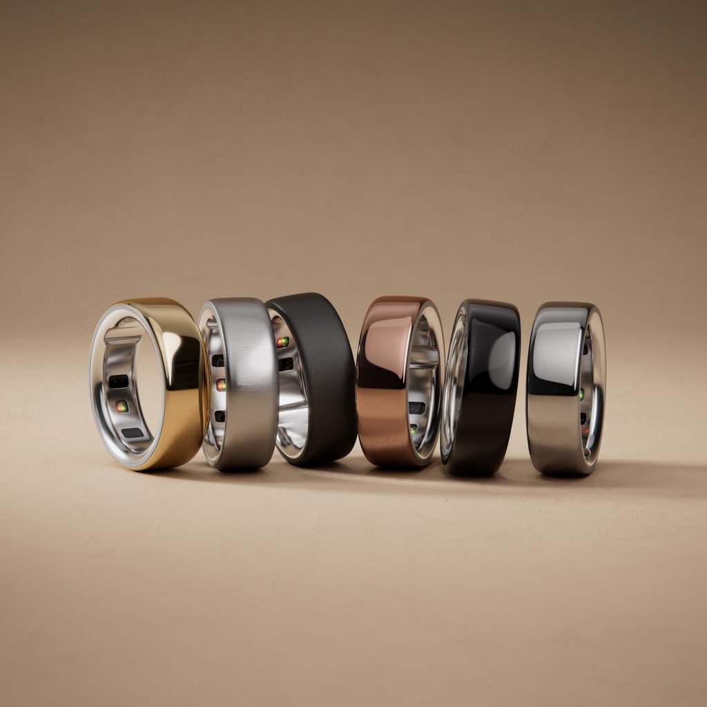 The Oura Ring 4 collection. Photo: Handout The Oura Ring 4 collection. Photo: Handout