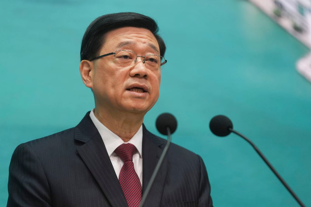 Chief Executive John Lee says that soft resistance is real and still lurks in different places. Photo: Elson Li Chief Executive John Lee says that soft resistance is real and still lurks in different places. Photo: Elson Li