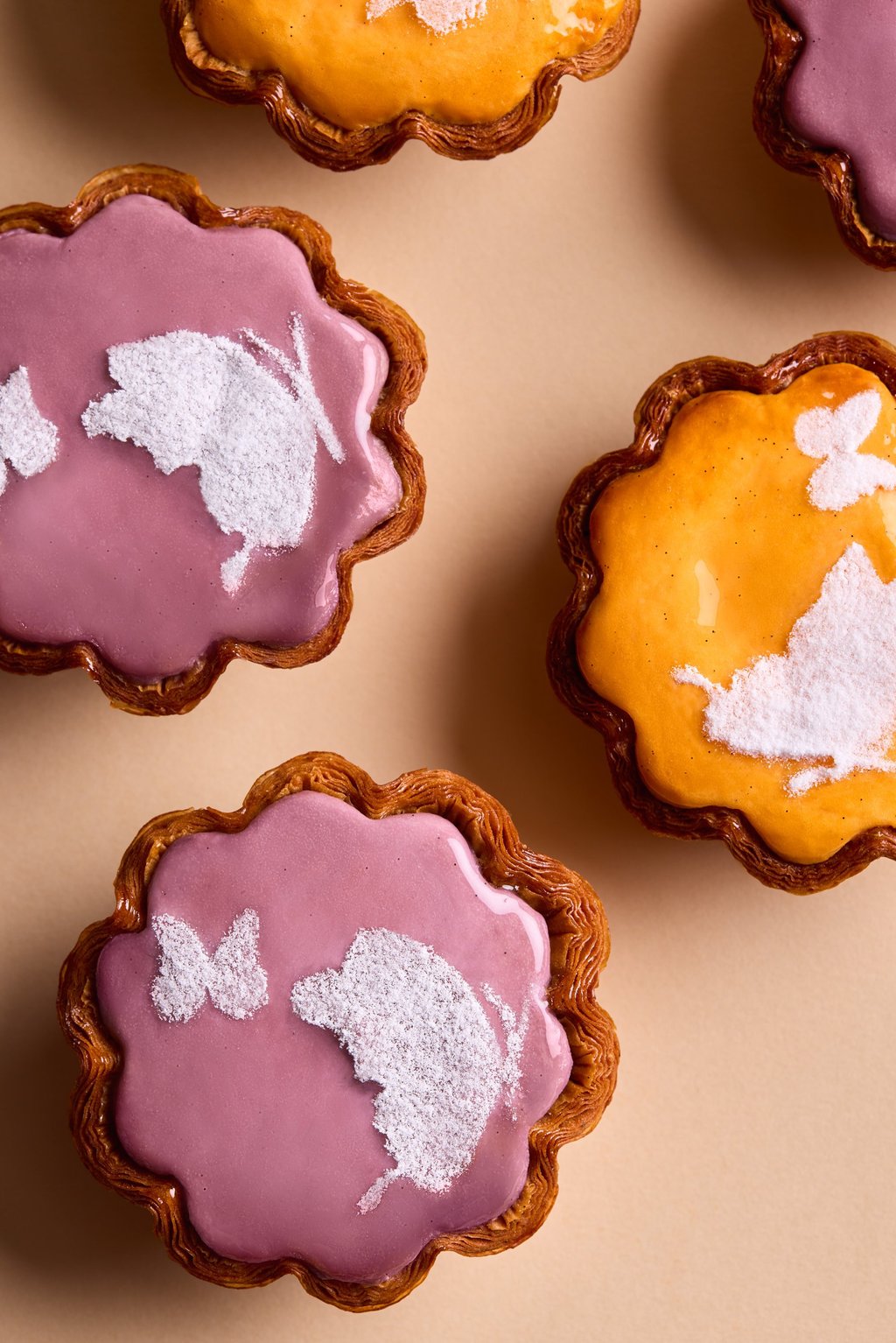 The Hokkaido taro flan from Butterfly Patisserie. Photo: courtesy Rosewood Hong Kong