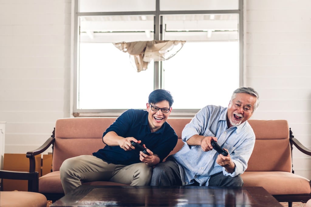 So-called full-time grandchildren can turn an elderly relative’s day into a fun experience. Photo: Shutterstock So-called full-time grandchildren can turn an elderly relative’s day into a fun experience. Photo: Shutterstock