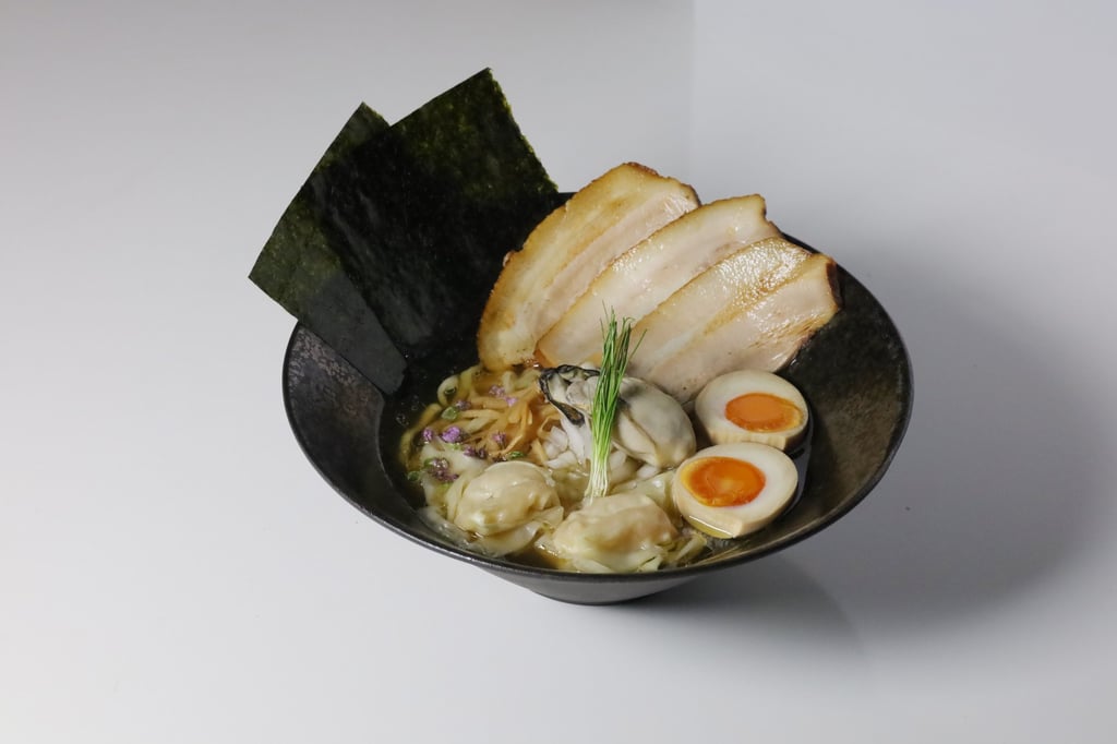 Next Shikaku’s clear oyster broth ramen. Photo: courtesy Next Shikaku