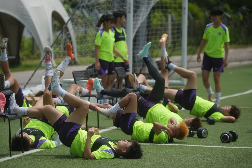Hong Kong’s players work on their strength and conditioning last Sunday. Photo: Sun Yeung Hong Kong’s players work on their strength and conditioning last Sunday. Photo: Sun Yeung