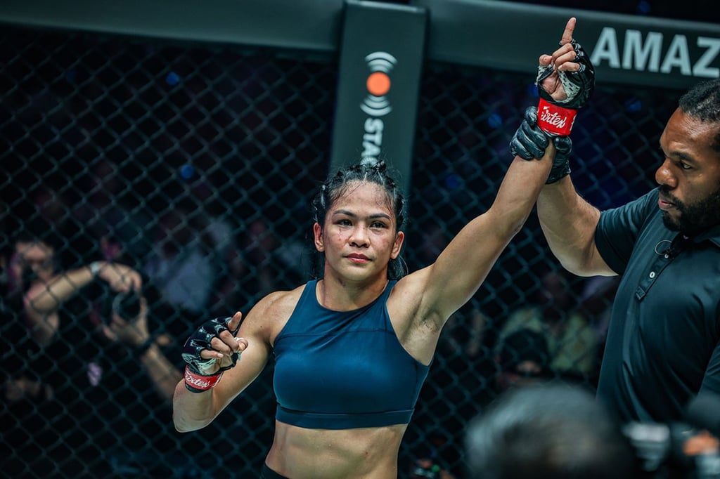 Denice Zamboanga was named MMA atomweight champion despite losing twice to Ham Seo-hee. Photo: ONE Championship