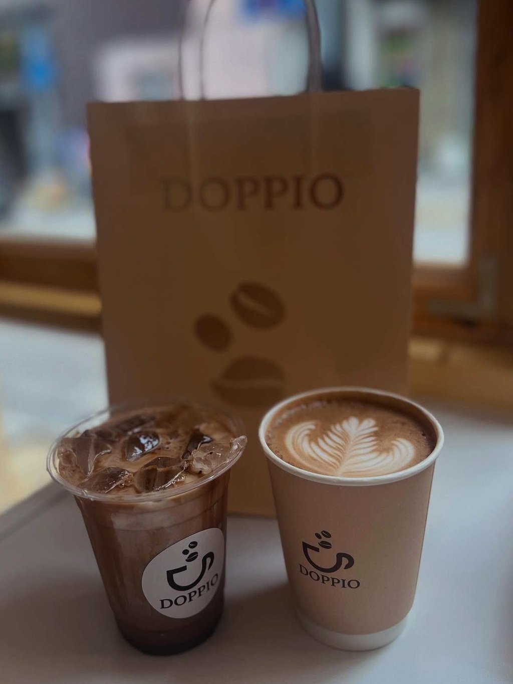 Iced chocolate and hot chocolate drinks are also on the menu at Doppio. Photo: Doppio Iced chocolate and hot chocolate drinks are also on the menu at Doppio. Photo: Doppio