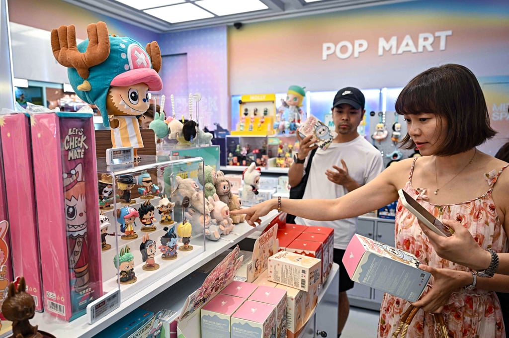 Trend toy maker Pop Mart is among KGI Asia’s top-rated stock pick. Photo: AFP Trend toy maker Pop Mart is among KGI Asia’s top-rated stock pick. Photo: AFP