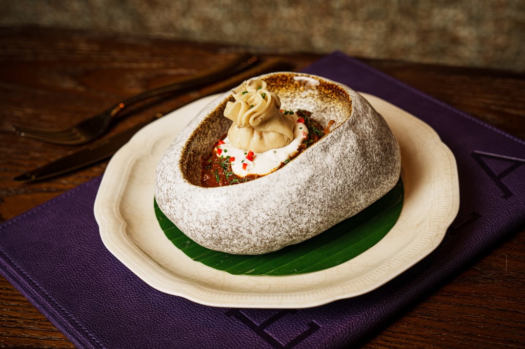 Aash-e bawardi (beef curry with a beef and lentil dumpling), part of the Royal Experience Tasting Menu at Leela in Hong Kong. Photo: Handout Aash-e bawardi (beef curry with a beef and lentil dumpling), part of the Royal Experience Tasting Menu at Leela in Hong Kong. Photo: Handout