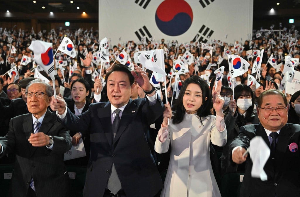 Former South Korean president Yoon Suk-yeol and his wife Kim Keon-hee are facing multiple investigations over alleged offences ranging from stock manipulation to political interference. Photo: AFP Former South Korean president Yoon Suk-yeol and his wife Kim Keon-hee are facing multiple investigations over alleged offences ranging from stock manipulation to political interference. Photo: AFP