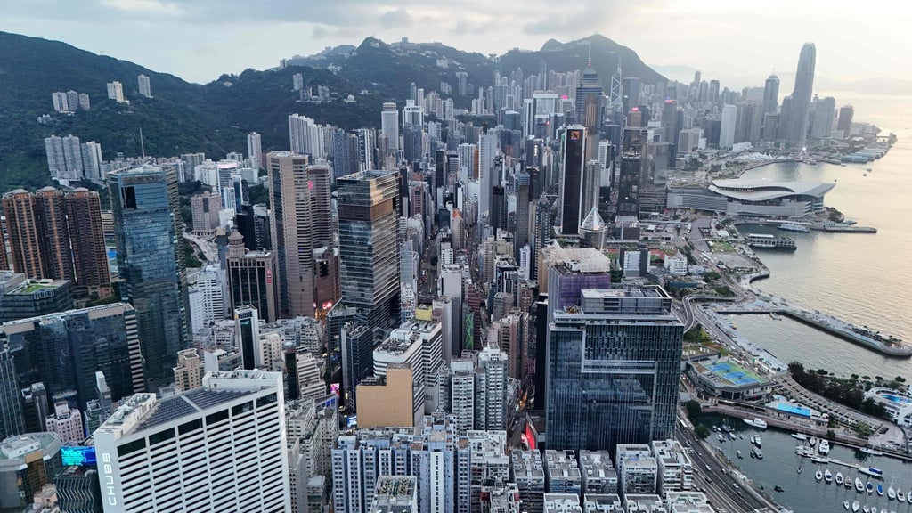 Les vues aériennes montrent la vue de l'île de Hong Kong le 19 mai 2025. Photo: AFP Les vues aériennes montrent la vue de l'île de Hong Kong le 19 mai 2025. Photo: AFP