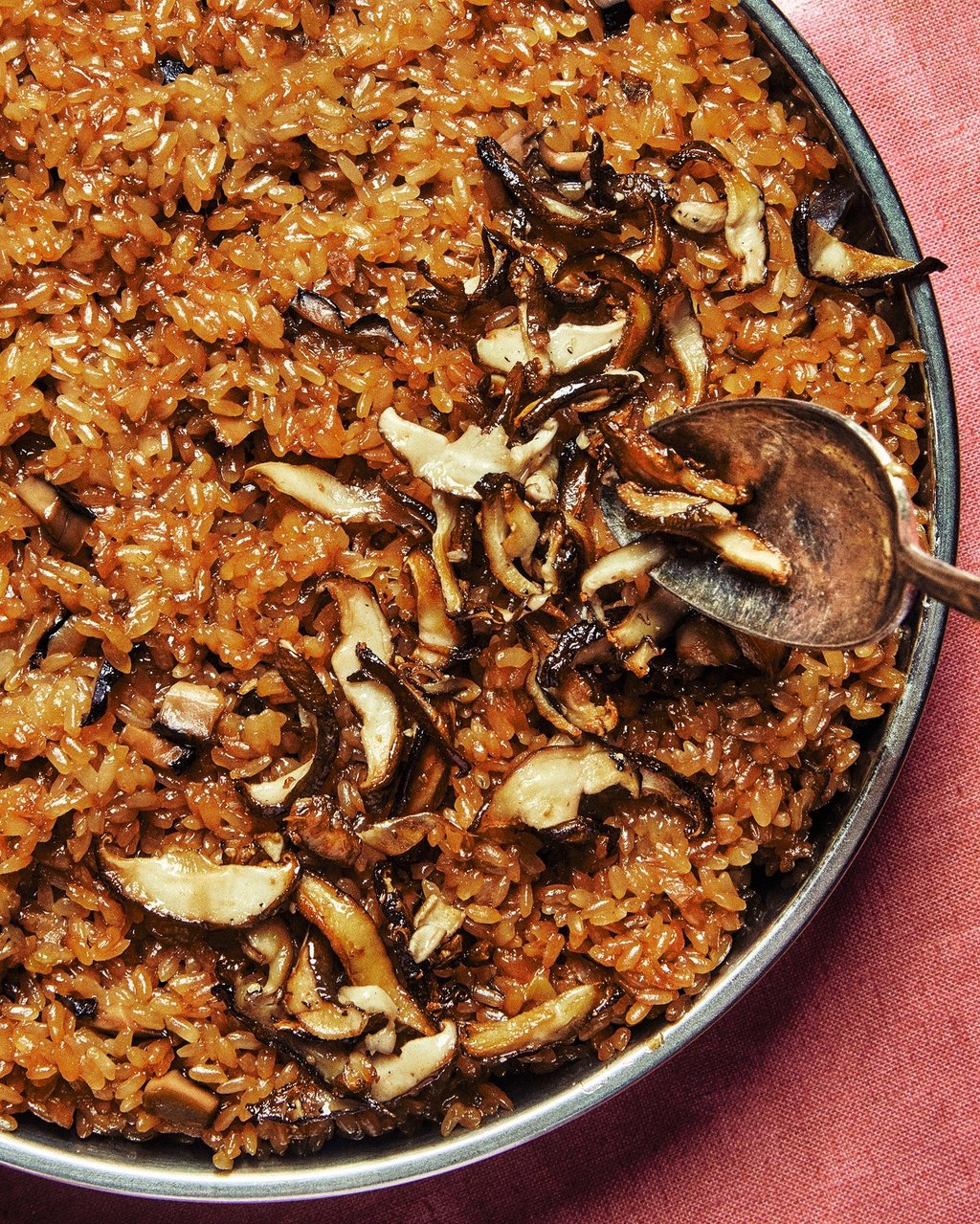 Roasted mushroom lo mai fan (sticky rice) is one of the recipes in Salt Sugar MSG. Photo: Alex Lau Roasted mushroom lo mai fan (sticky rice) is one of the recipes in Salt Sugar MSG. Photo: Alex Lau