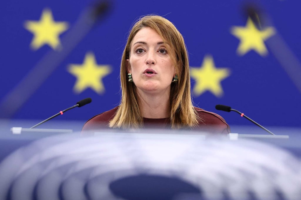A remarkable reset in relations has been under way, led by European Parliament President Roberta Metsola. Photo: AFP A remarkable reset in relations has been under way, led by European Parliament President Roberta Metsola. Photo: AFP