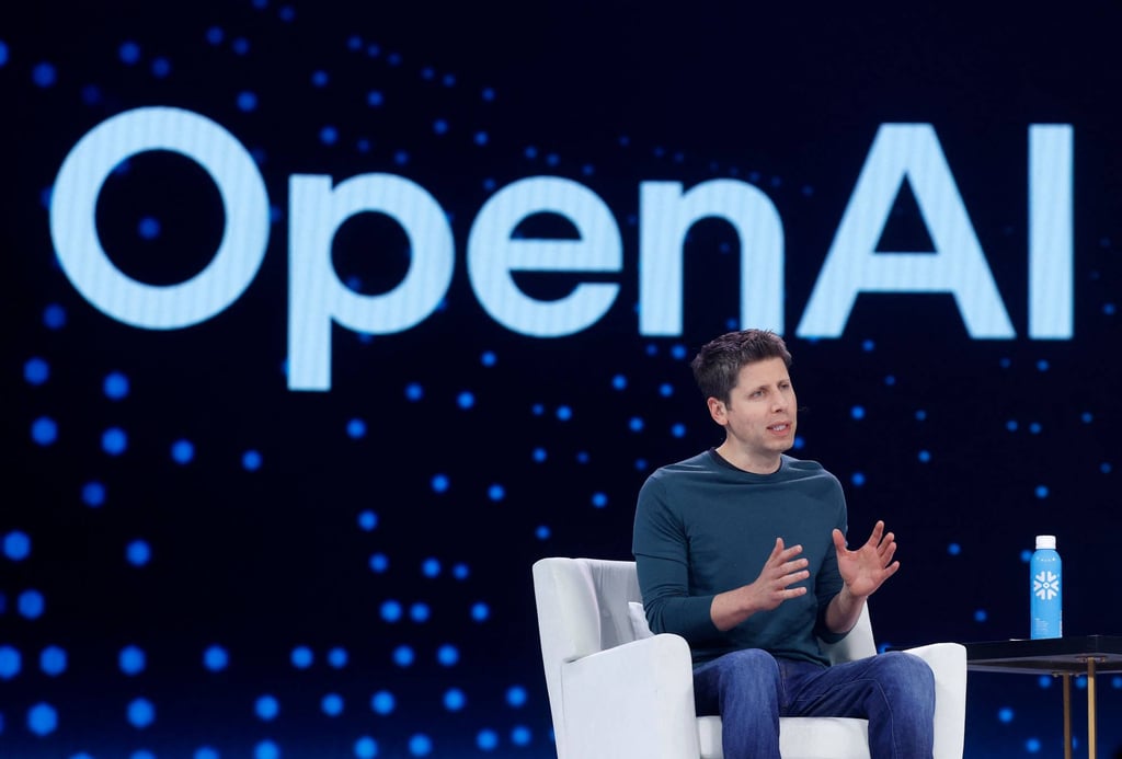 Open AI CEO Sam Altman speaks at an event in San Francisco, California, earlier this month. Photo: Getty Images/AFP Open AI CEO Sam Altman speaks at an event in San Francisco, California, earlier this month. Photo: Getty Images/AFP