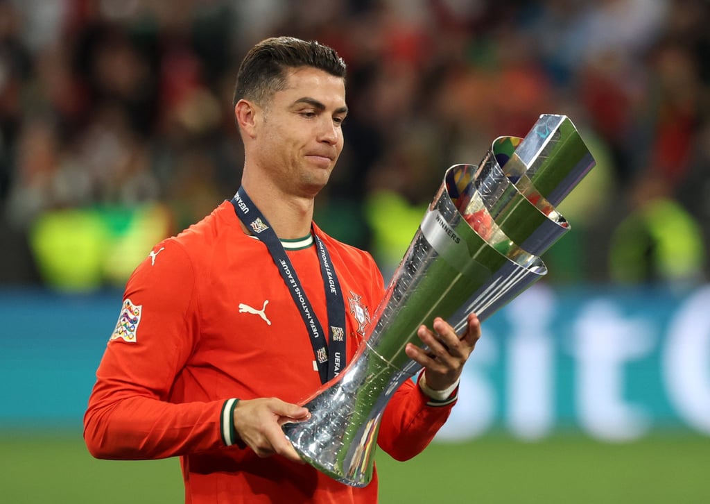 Cristiano Ronaldo won the Nations League with Portugal this month. Photo: dpa Cristiano Ronaldo won the Nations League with Portugal this month. Photo: dpa