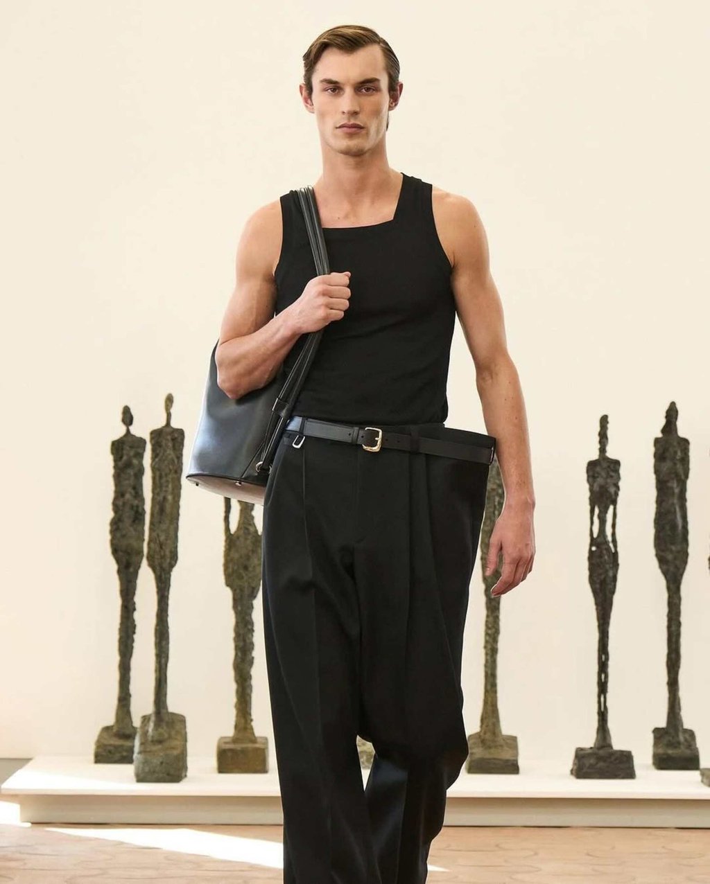 Kit Butler at the Jacquemus Les Sculptures show in February 2024. Photo: @kitbutlerr/Instagram