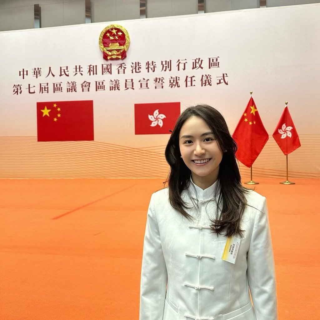 Angel Chong is Hong Kong’s youngest district councillor. Photo: Instagram Angel Chong is Hong Kong’s youngest district councillor. Photo: Instagram