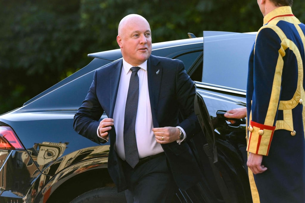 New Zealand’s Prime Minister Christopher Luxon arrives for a social dinner at a palace in The Hague on Tuesday during a Nato summit hosted by The Netherlands. Photo: AFP