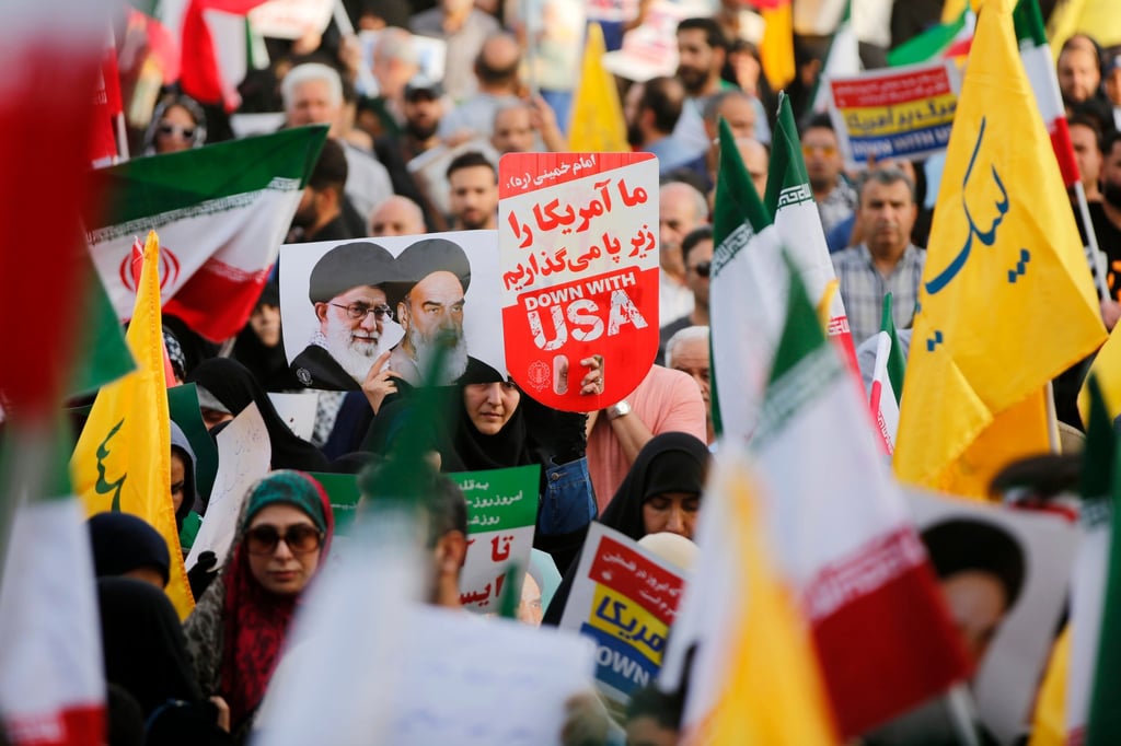 People celebrate the ceasefire between Iran and Israel at Enghelab Square in Tehran, Iran, on June 24. The ceasefire was declared on Tuesday. Photo: Xinhua People celebrate the ceasefire between Iran and Israel at Enghelab Square in Tehran, Iran, on June 24. The ceasefire was declared on Tuesday. Photo: Xinhua
