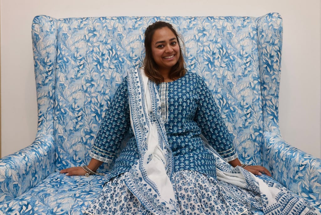 Gupta, who vlogs in Cantonese, English and Hindi, at her home in Lohas Park, Hong Kong. Photo: YouTube/NewDellily Gupta, who vlogs in Cantonese, English and Hindi, at her home in Lohas Park, Hong Kong. Photo: YouTube/NewDellily