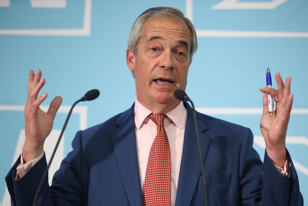Reform UK Party leader Nigel Farage. Photo: EPA-EFE Reform UK Party leader Nigel Farage. Photo: EPA-EFE