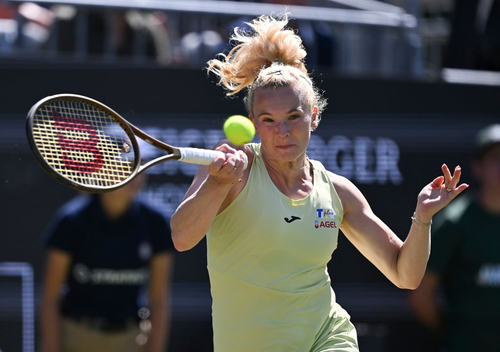 Katerina Siniakova has won three women’s doubles titles at Wimbledon. Photo: AP Katerina Siniakova has won three women’s doubles titles at Wimbledon. Photo: AP
