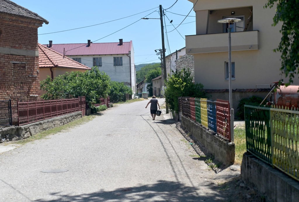 A quiet street in Kisiljevo. Photo: AFP A quiet street in Kisiljevo. Photo: AFP