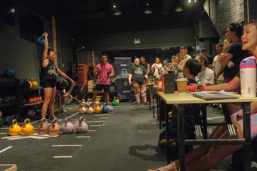 Walsh-Riddle competes in the the 2024 IKO Hong Kong Kettlebell Championship in November 2024. Photo: courtesy of Han-mi Walsh-Riddle Walsh-Riddle competes in the the 2024 IKO Hong Kong Kettlebell Championship in November 2024. Photo: courtesy of Han-mi Walsh-Riddle