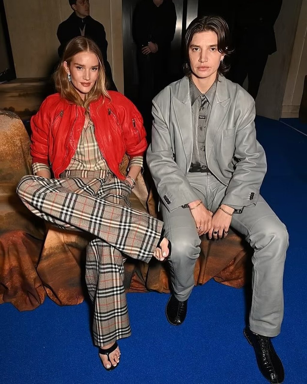 Rosie Huntington-Whiteley (left) and Florence Huntington-Whiteley (right) went to a Burberry show together in February. Photo: @florence.uk/Instagram Rosie Huntington-Whiteley (left) and Florence Huntington-Whiteley (right) went to a Burberry show together in February. Photo: @florence.uk/Instagram