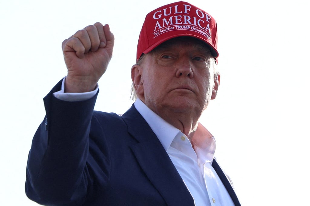 US President Donald Trump on Tuesday. Photo: Reuters US President Donald Trump on Tuesday. Photo: Reuters