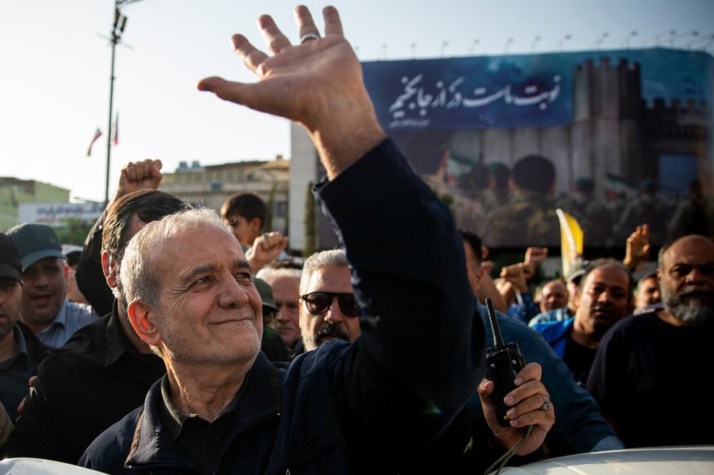 Iranian President Masoud Pezeshkian last month. Photo: Iranian Presidency via dpa Iranian President Masoud Pezeshkian last month. Photo: Iranian Presidency via dpa
