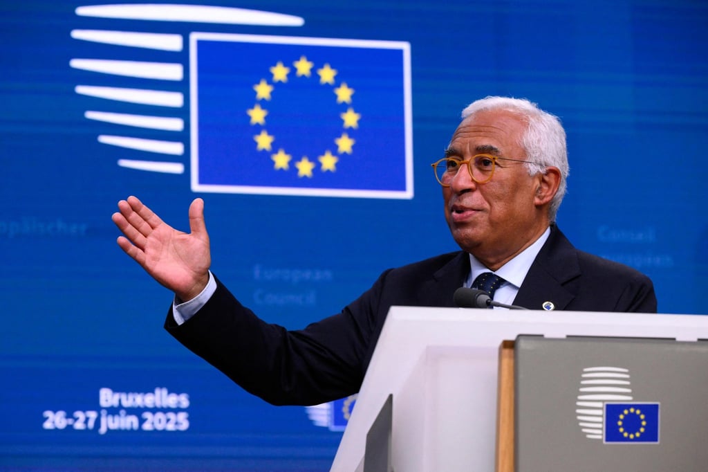 China’s top diplomat will meet European Council President Antonio Costa in Brussels on Wednesday. Photo: AFP