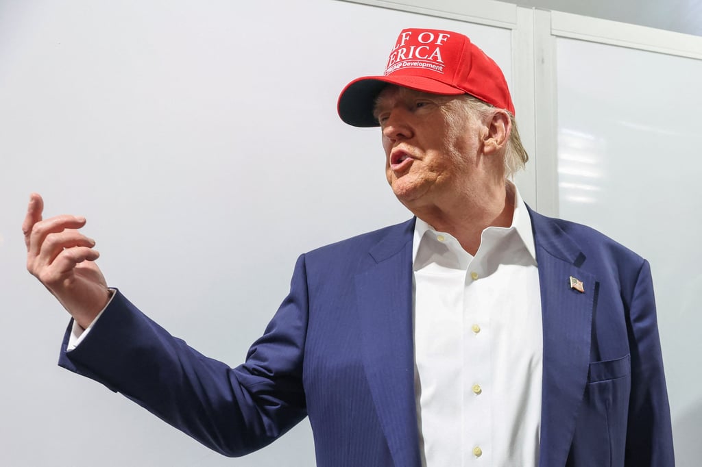 US President Donald Trump on Tuesday. Photo: Reuters US President Donald Trump on Tuesday. Photo: Reuters