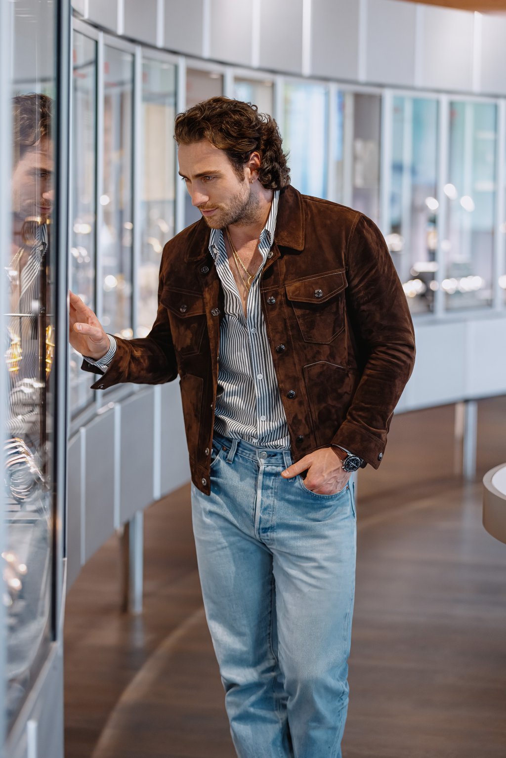 Omega’s new ambassador, actor Aaron Taylor-Johnson. Photo: Handout