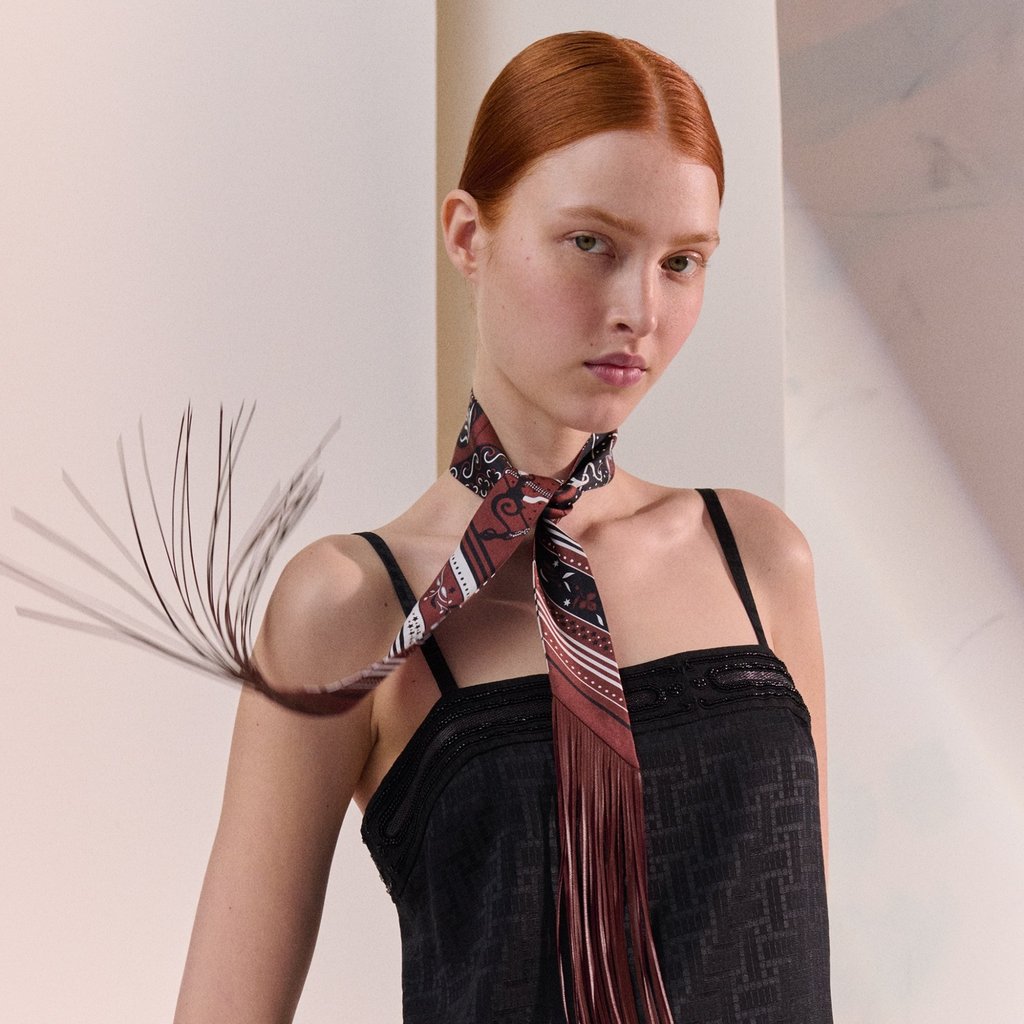 Hermès Festival des Amazones Bandana Folk Twilly. Photo: Handout Hermès Festival des Amazones Bandana Folk Twilly. Photo: Handout