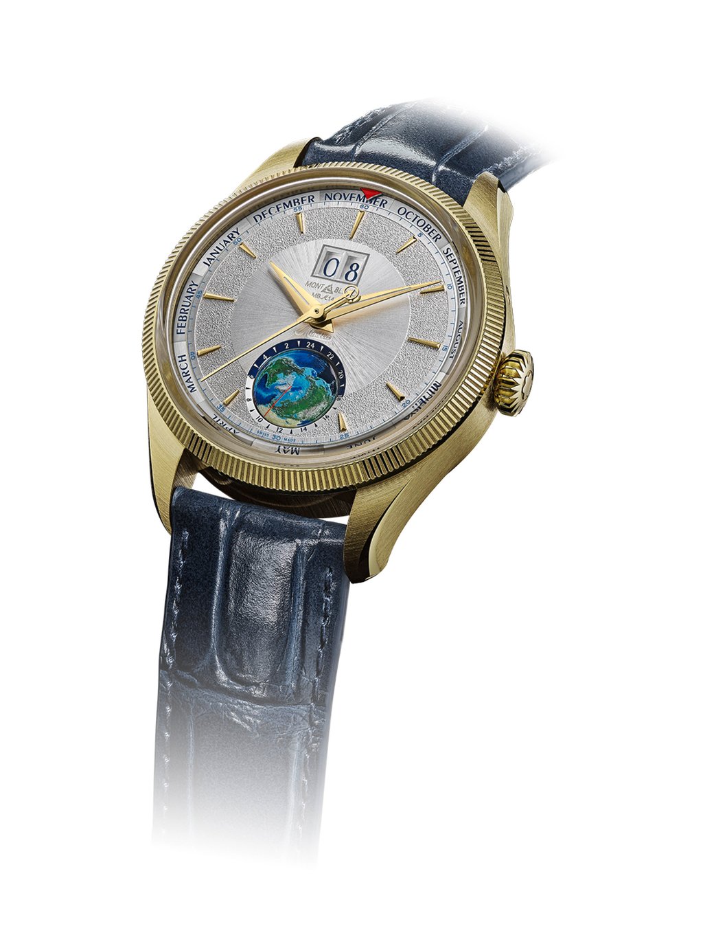 Montblanc 1858 Geo Annual Calendar in Lime Gold. Photo: Handout Montblanc 1858 Geo Annual Calendar in Lime Gold. Photo: Handout