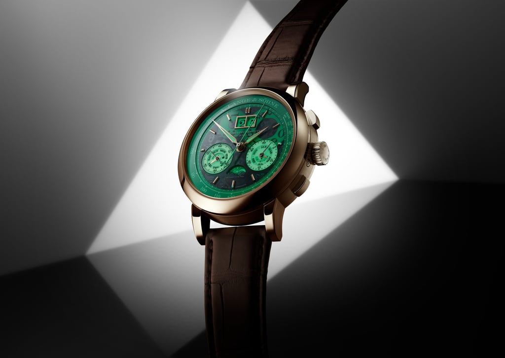 A. Lange & Söhne’s Honeygold alloy has a hue somewhere between yellow and rose. Photo: Handout A. Lange & Söhne’s Honeygold alloy has a hue somewhere between yellow and rose. Photo: Handout