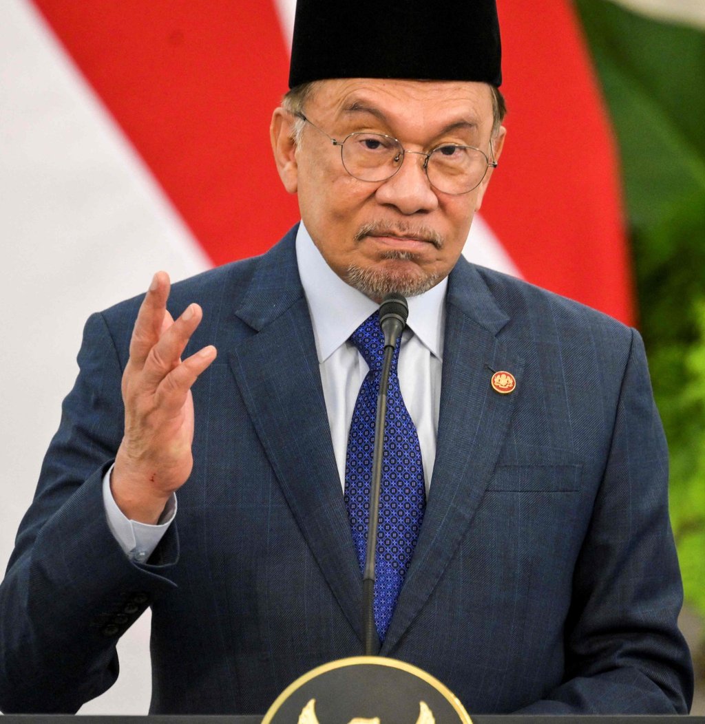 Malaysian Prime Minister Anwar Ibrahim in Jakarta last month. His government is still planning to go ahead with petrol subsidy cuts in the second half of this year. Photo: AFP Malaysian Prime Minister Anwar Ibrahim in Jakarta last month. His government is still planning to go ahead with petrol subsidy cuts in the second half of this year. Photo: AFP