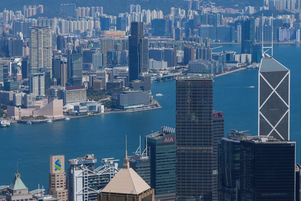 Hong Kong skyline as seen from The Peak. Photo: Sam Tsang Hong Kong skyline as seen from The Peak. Photo: Sam Tsang