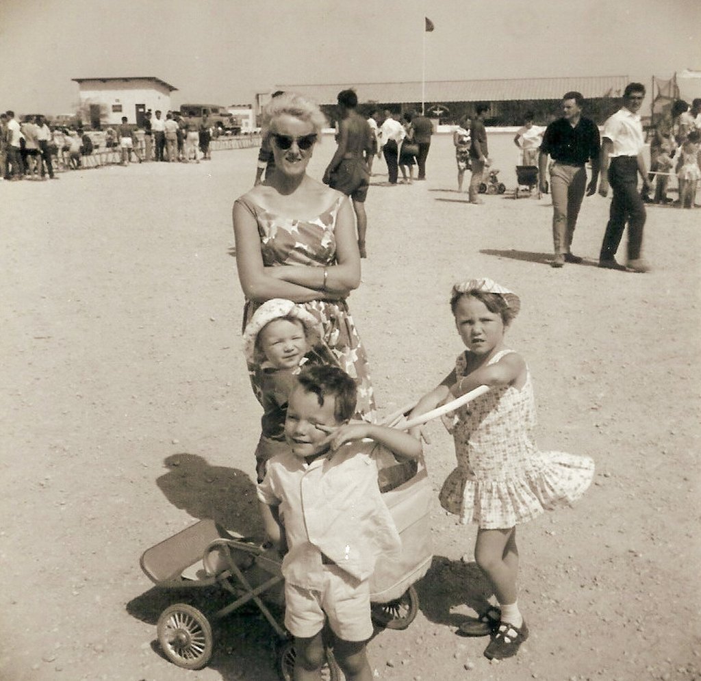 A young Gary Ades (centre front) with his mother and his siblings in Bahrain, in 1964. Photo: courtesy Gary Ades A young Gary Ades (centre front) with his mother and his siblings in Bahrain, in 1964. Photo: courtesy Gary Ades