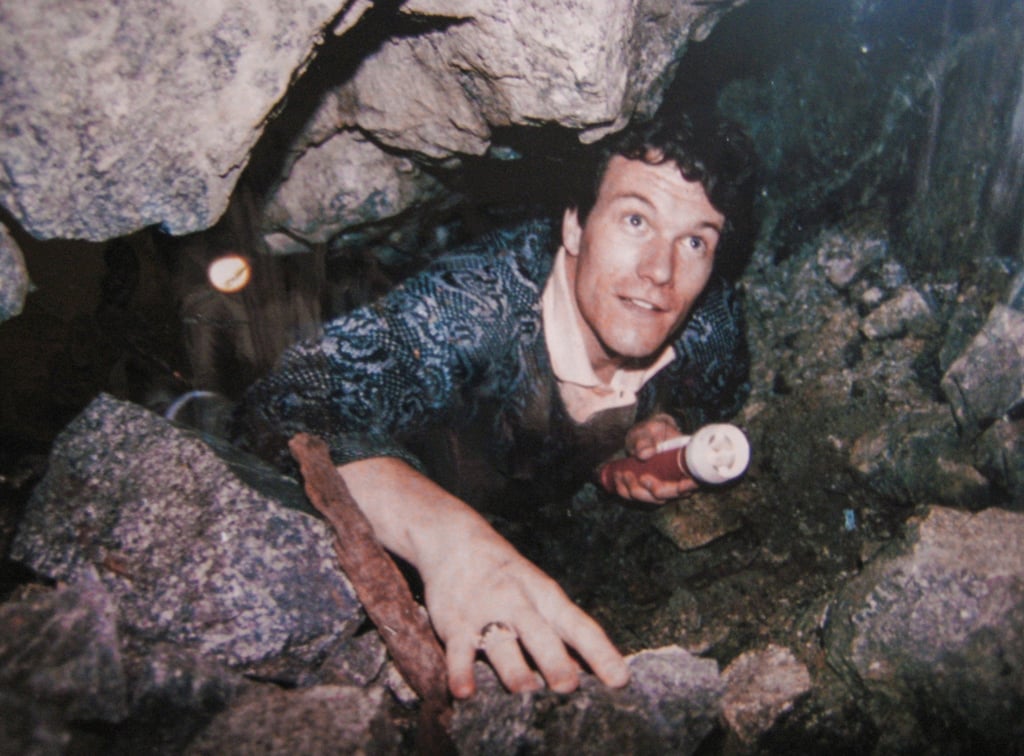 Ades conducts bat research in a cave in Hong Kong in 1991. Photo: courtesy Gary Ades Ades conducts bat research in a cave in Hong Kong in 1991. Photo: courtesy Gary Ades