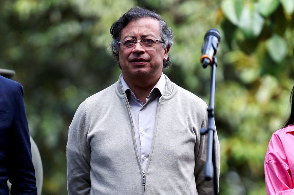 Colombia President Gustavo Petro attends a signing ceremony in Bogota, Colombia, in June. Photo: Reuters