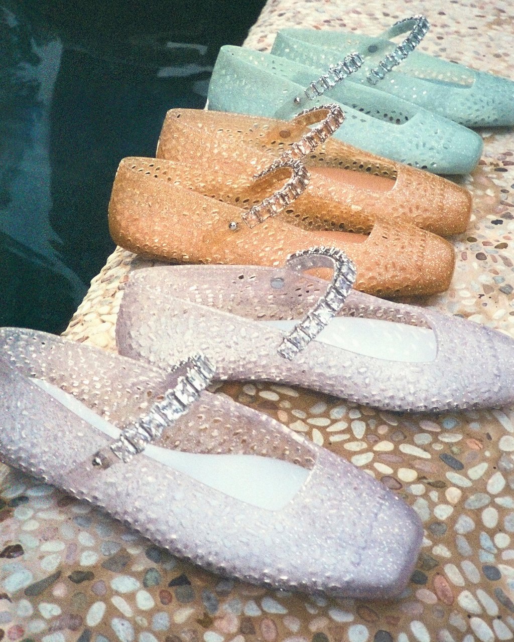 Jimmy Choo jelly sandals. Photo: Handout Jimmy Choo jelly sandals. Photo: Handout
