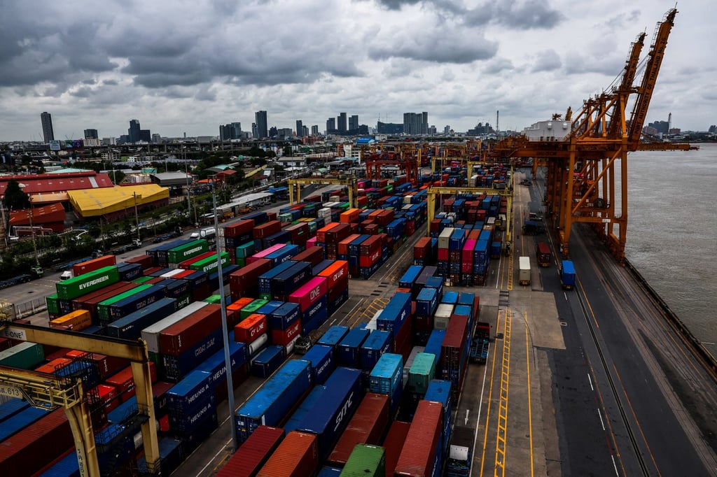 A port under the Port Authority of Thailand in Bangkok on Tuesday. US President Donald Trump has announced tariffs of 36 per cent on goods from Thailand starting on August 1. Photo: Reuters A port under the Port Authority of Thailand in Bangkok on Tuesday. US President Donald Trump has announced tariffs of 36 per cent on goods from Thailand starting on August 1. Photo: Reuters