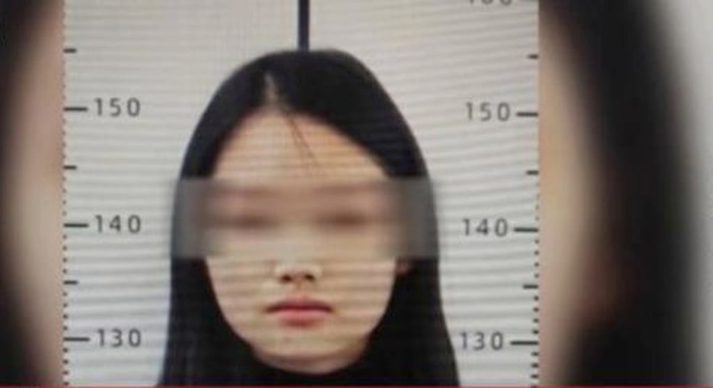 Young mother Huang was reported to the authorities for suspected fraud in April. Photo: CCTV Young mother Huang was reported to the authorities for suspected fraud in April. Photo: CCTV