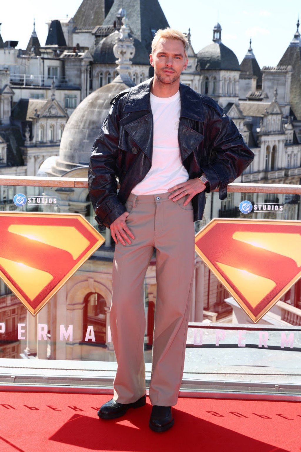 Nicholas Hoult, a Jaeger-LeCoultre global ambassador, sported one of the brand’s Reverso Tribute Chronograph in London last week. Photo: Jaeger-LeCoultre