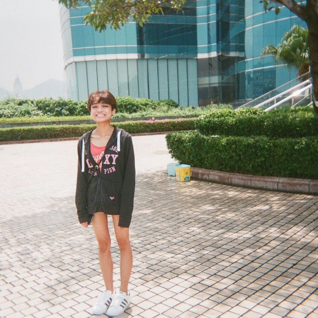 Millamena pictured in 2018. In her teenage years, she struggled with depression and eating disorders. Photo: courtesy of Miley Millamena